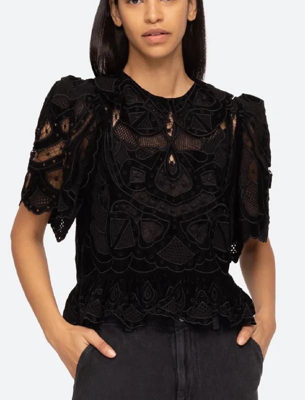 Savings Event Sea Eliana Velvet Top