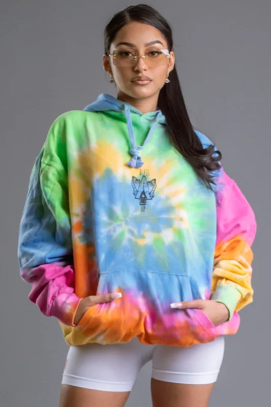 Weekend Deal 扎染 N 黑色 Bless UP 连帽衫