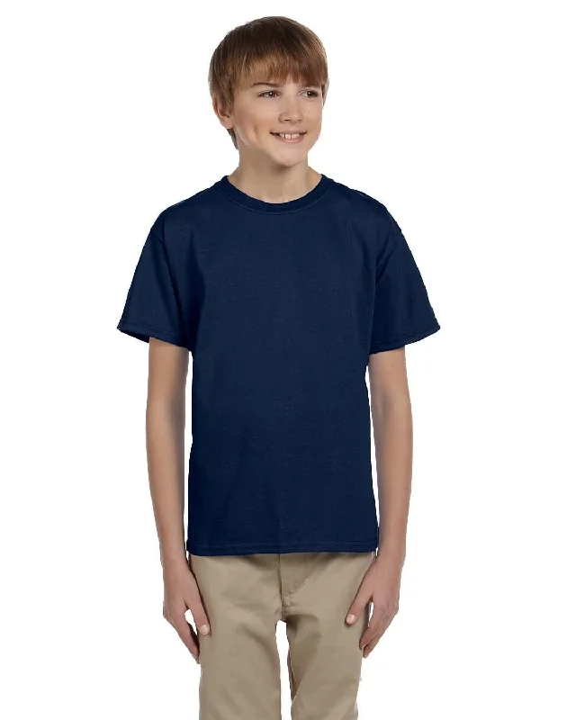 Fruit of the Loom Youth T-Shirt | J Navy