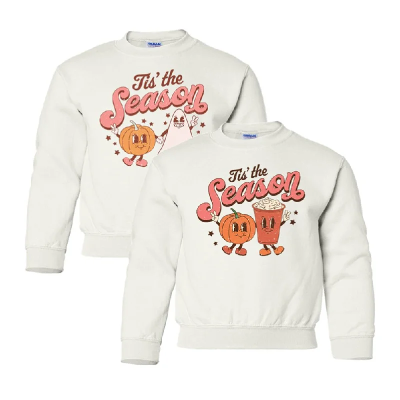 Midnight Sale Kids Autumn 'Tis The Season Characters' Crewneck Sweatshirt