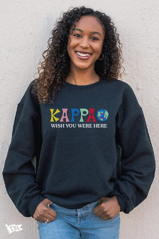 Year-End Deals Kappa Kappa Gamma Wish You Were Here Crewneck
