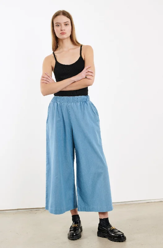 Year-End Clearance Chambray Culotte