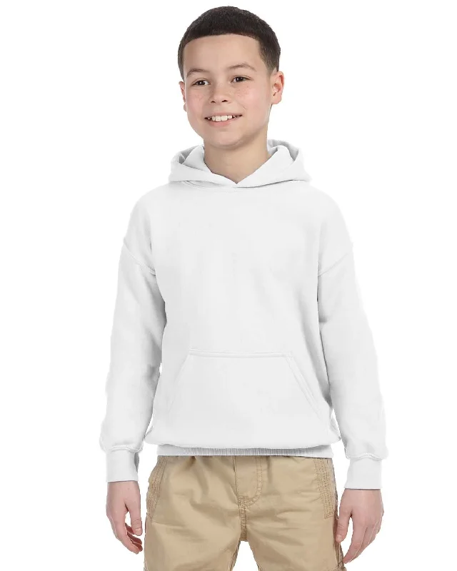 Gildan Youth Lightweight 50/50 Hoodie | White