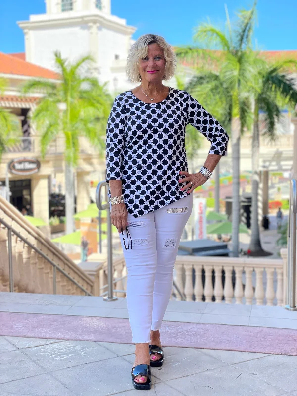Weekend Savings Fiesta TINSLEY ASYMMETRIC TOP