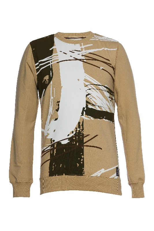 Savings Alert Printed Fleece Crewneck