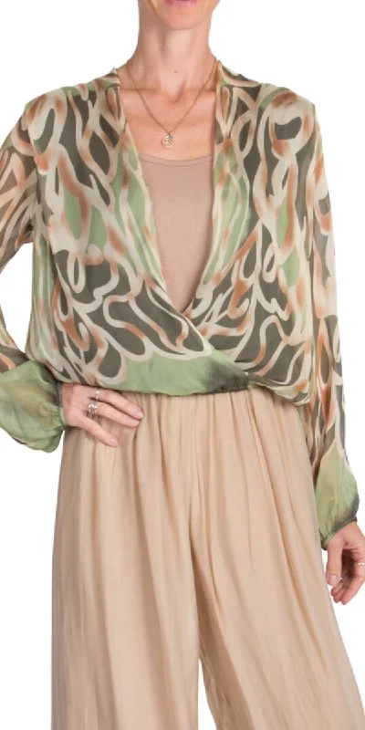 Limited Time Offer Torino Abstract Blouse