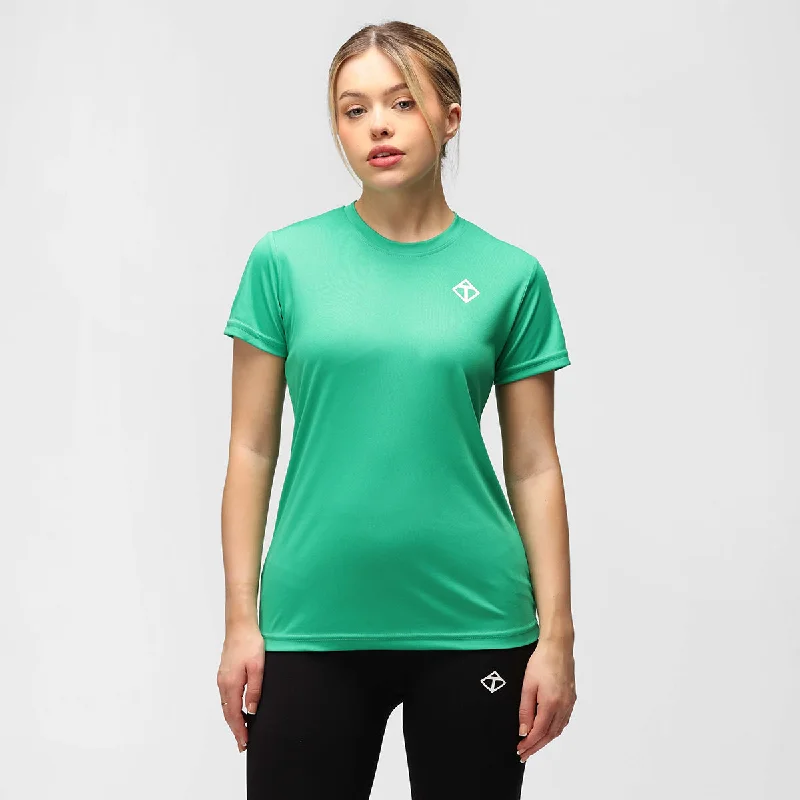 The Best Deal Kelly Green Diamond Ladies Technical T-Shirt