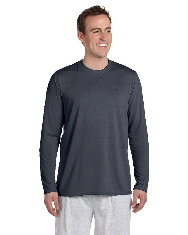 Gildan 4.5 oz. Performance Long Sleeve T-Shirt | Charcoal