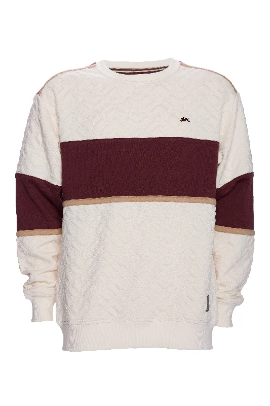 Bonus Savings Quilted Knit Crewneck