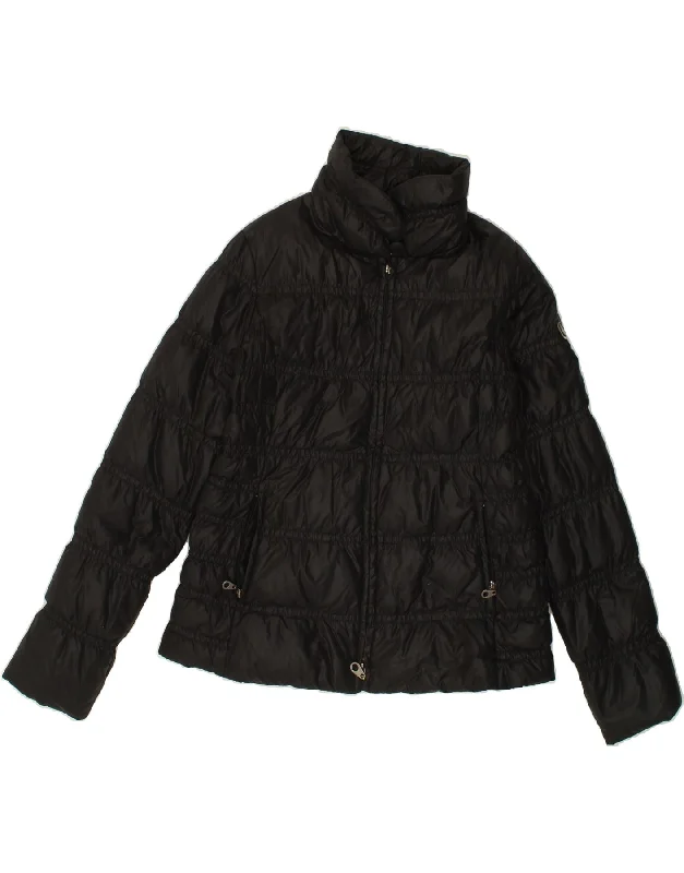 Price Drop LIU JO Womens Padded Jacket IT 44 Medium Black Polyamide