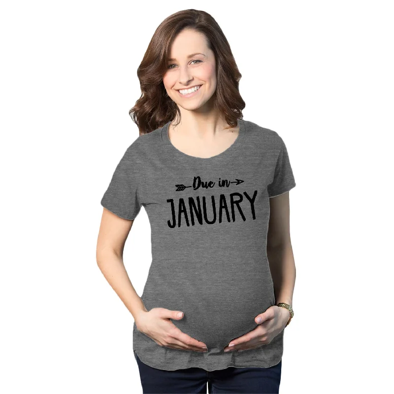 Anniversary Sale Due In Announcement Maternity T Shirt
