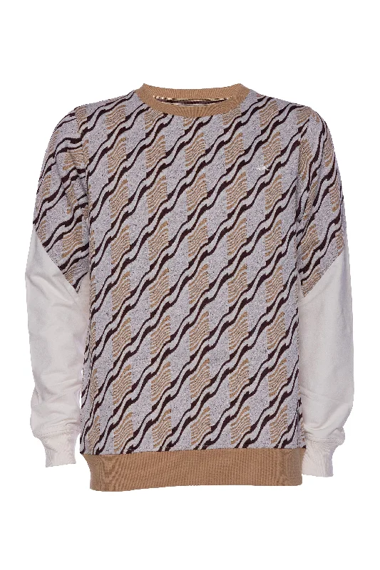 Bargain Prices Fancy Knit Crewneck