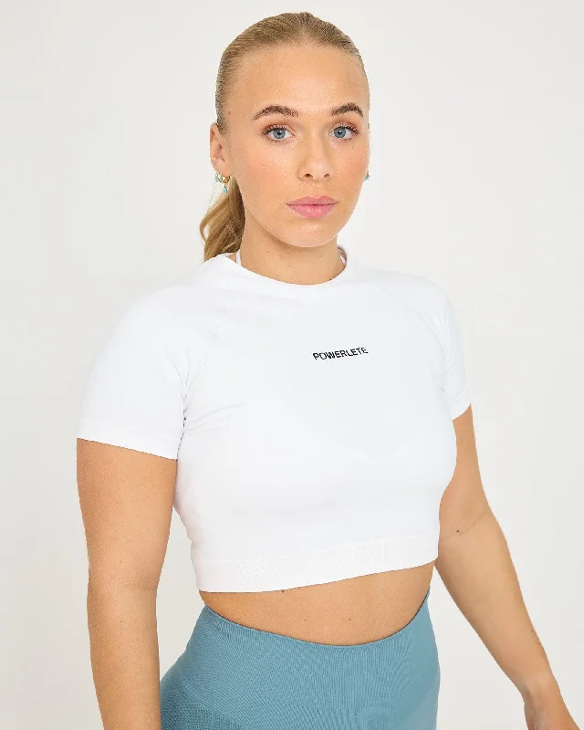 Price Drop Evolve Seamless SS Crop Top