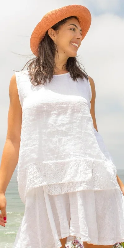 Online Specials Merletto Linen Top