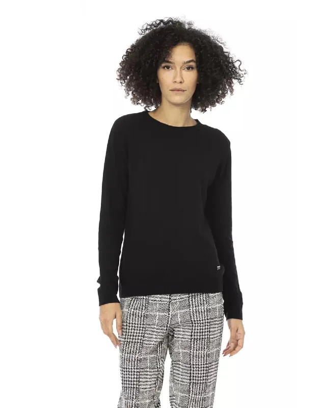 Super Sale Baldinini Monogram Long Sleeve Sweater M Women