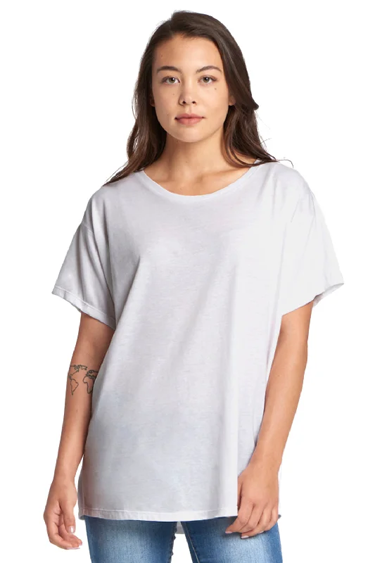 Epic Deals Next Level Womens Ideal Flow Short Sleeve Crewneck T-Shirt - White - Closeout