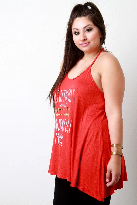 Massive Deals Beautifully and Wonderfully Made Graphic Tunic Top