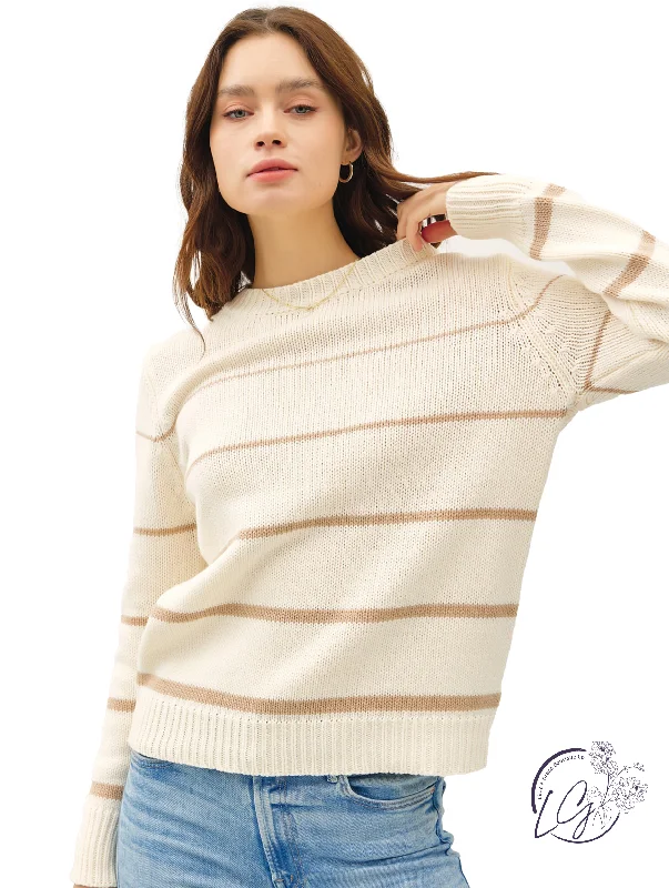 Weekend Offers That Shine Shifted Stripe Knit