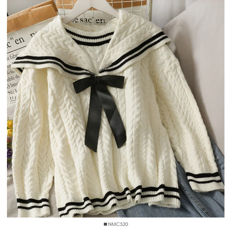 Reduced Prices Sweater women's autumn loose and thin linen pattern sweater  1896