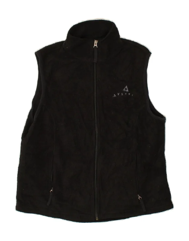 Weekend Offers That Shine L.L.BEAN Womens Fleece Gilet UK 12 Medium Black Polyester