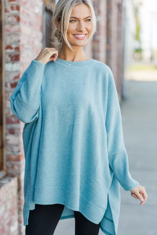 Weekend Bargains to Cherish Always Fun Blue Tunic