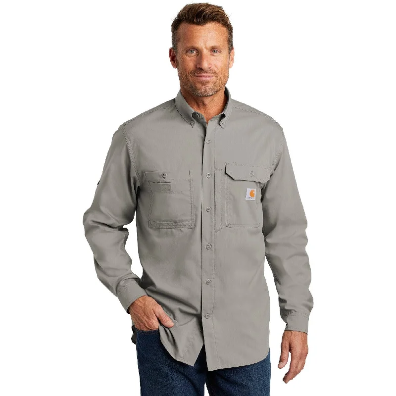 CLOSEOUT - Carhartt Force Ridgefield Solid Long Sleeve Shirt