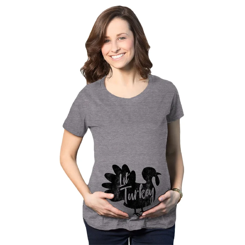 Weekend Offers You Can't Ignore Lil Turkey Maternity T Shirt