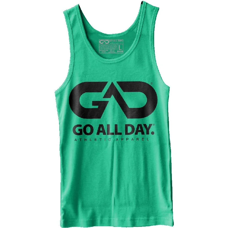 Discount Deals GO ALL DAY® Unisex Tank (Kelly Green)