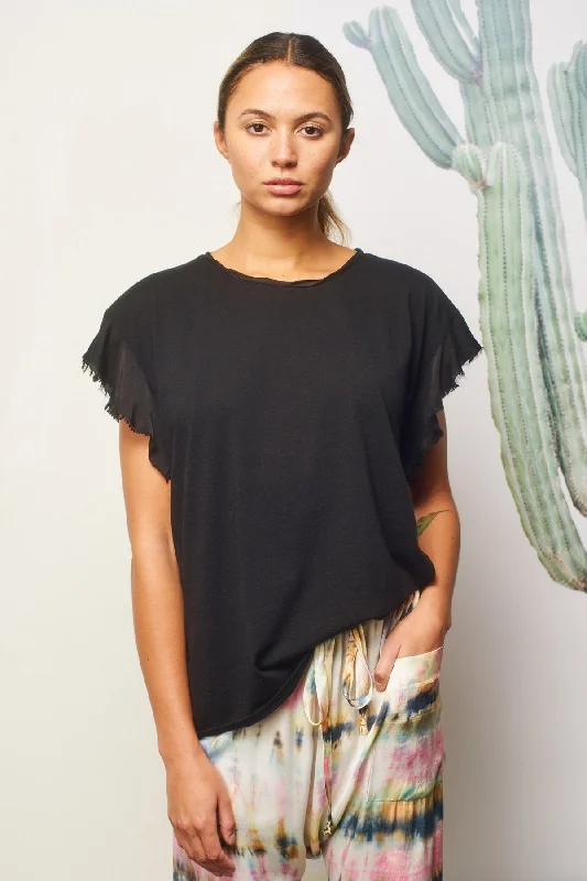 Weekend Shopping Bliss AQC Fanny Ruffle Tee