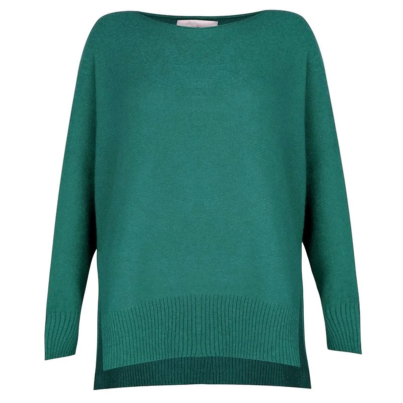 Weekend Deals That Sparkle Marley Round Neck Easy Fit Jumper in Petrol
