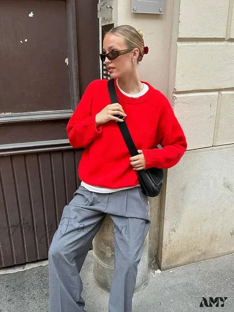 Weekend Savings Extravaganza Casual Long Sleeves Loose Warm Christmas Sweater