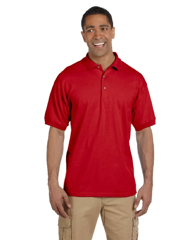 Gildan Heavyweight Cotton Pique Polo Shirt | Red