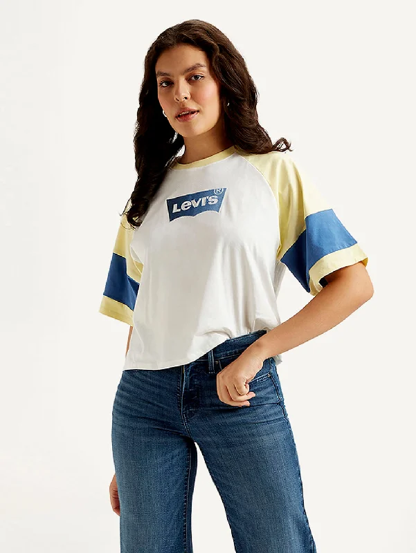 Price Drop Women's Colorblock Relaxed Fit T-shirt