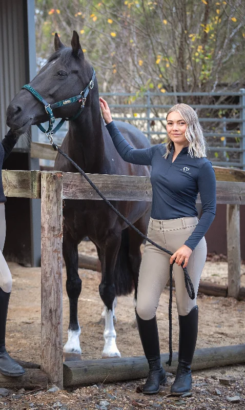 Today Only Navy Elle long sleeve training shirt