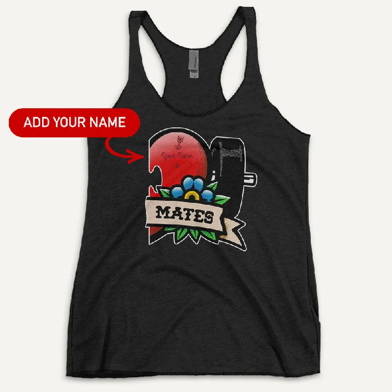 Quick Deals Swole Mates Personalized Women's Tank Top (Mates)