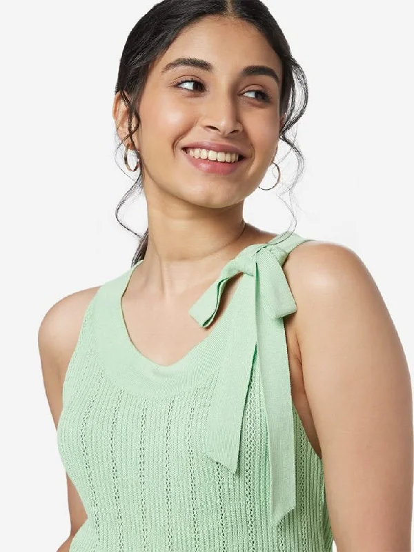 Value Pack LOV Mint Knit Pattern Elena Top