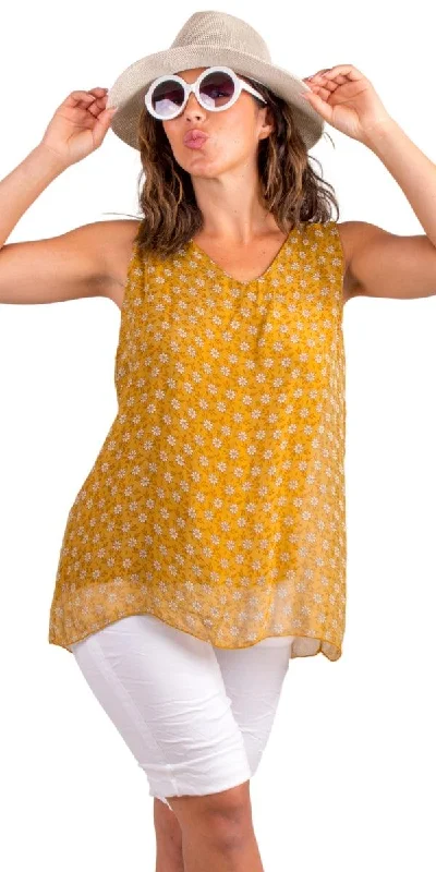 Weekend Offers That Dazzle Fernanda Daisy Silk Top