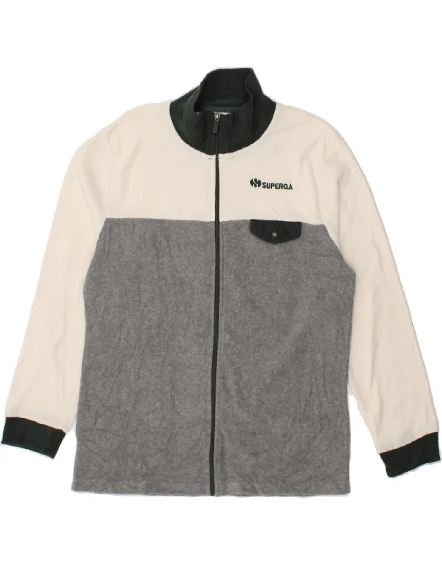 Weekend Offers That Thrill SUPERGA Womens Fleece Jacket UK 18 XL Grey Colourblock Polyester Weekend Offers That Thrill SUPERGA Womens Fleece Jacket UK 18 XL Grey Colourblock Polyester