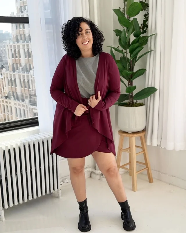 Today Only WILMA cardigan in Currant