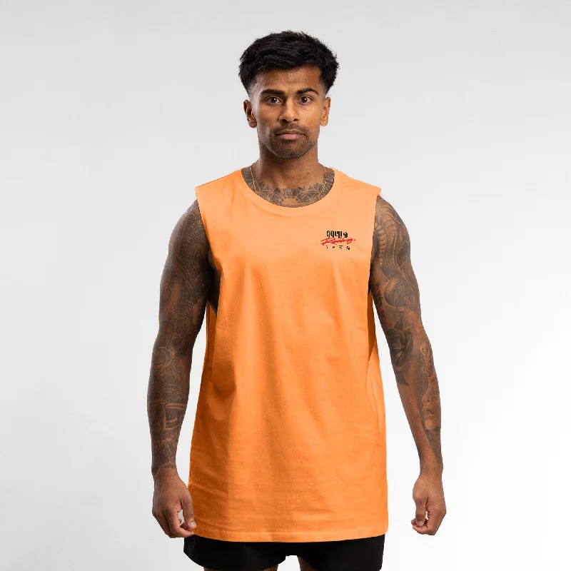 Racing Bird Muscle Tank Men's TANGERINE