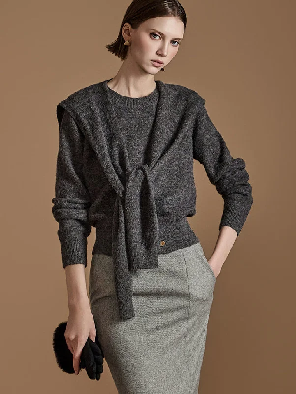 Closeout Deal E3643 Knit With shawl