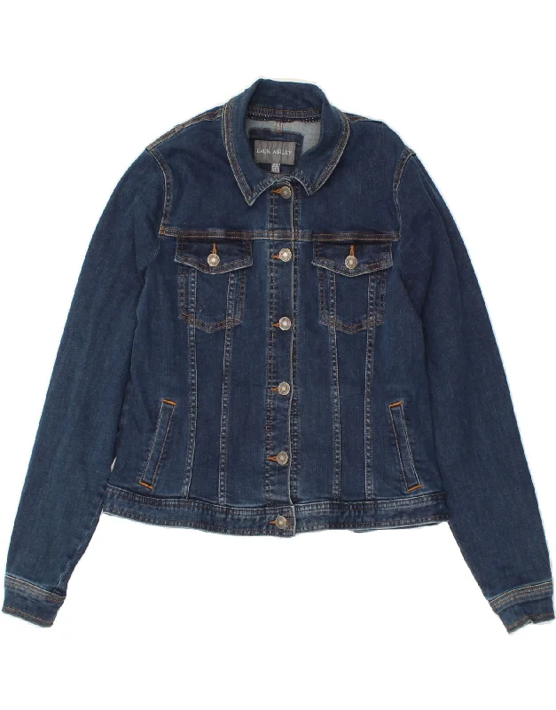 Sale Event LAURA ASHLEY Womens Denim Jacket UK 12 Medium  Blue Cotton