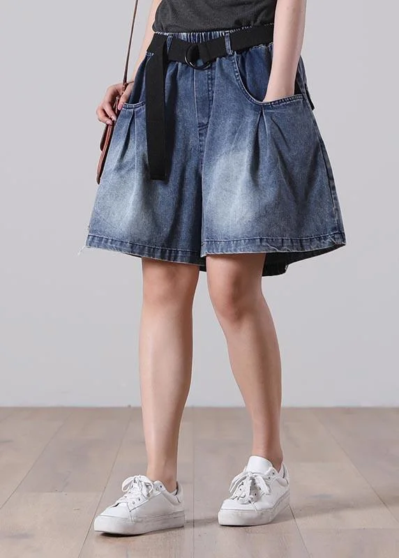 YEAR-End Sale Natural Blue Denim hot pants Trousers Summer