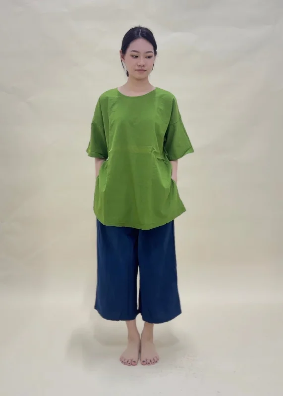Extra Savings Hand Dyed Long Top in Green