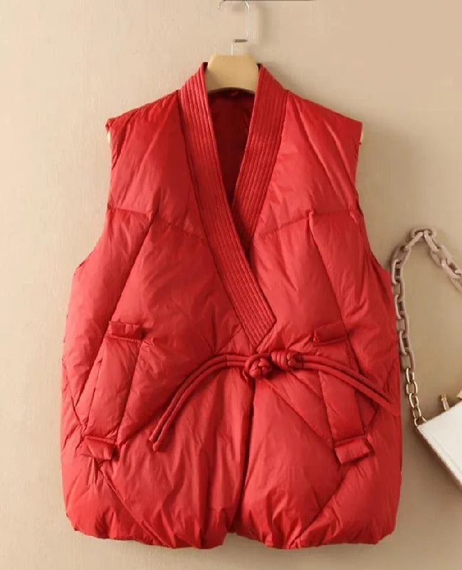Super Savings Women Solid Color Warm Puffer Vest