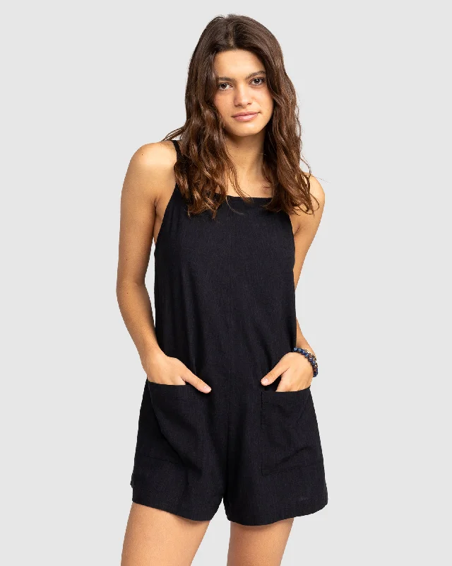 Blowout Deals Womens Lavender Haze Strappy Playsuit