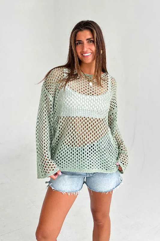 Celebrate the Weekend with Discounts Seaside Cover Up in Green