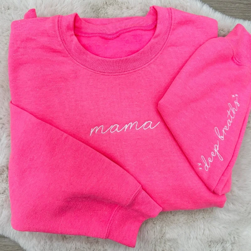 Can't Be Beat Mama 'Deep Breaths Reminder' Crewneck Sweatshirt