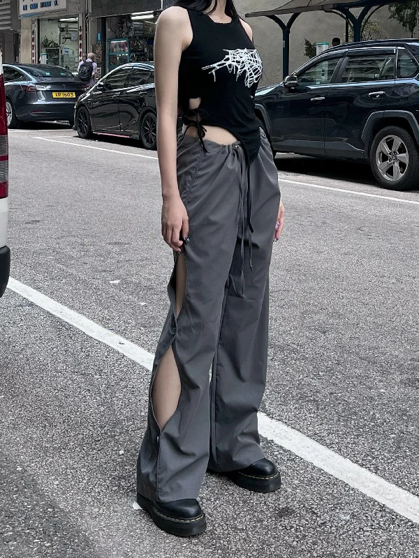 Exclusive Preview Side hollow pants