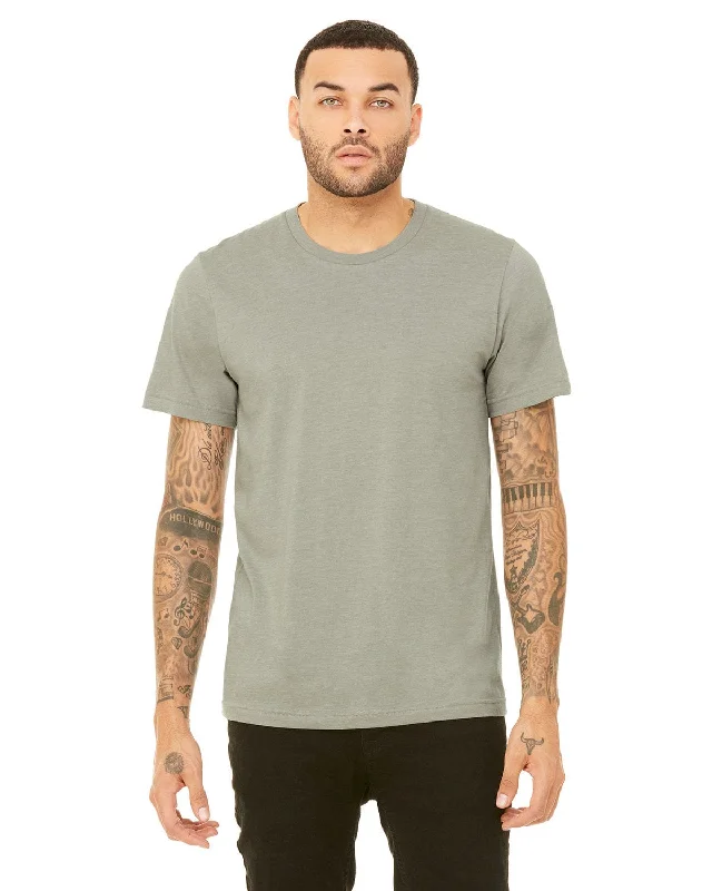 Bella+Canvas Unisex Heather CVC T-Shirt | Heather Stone